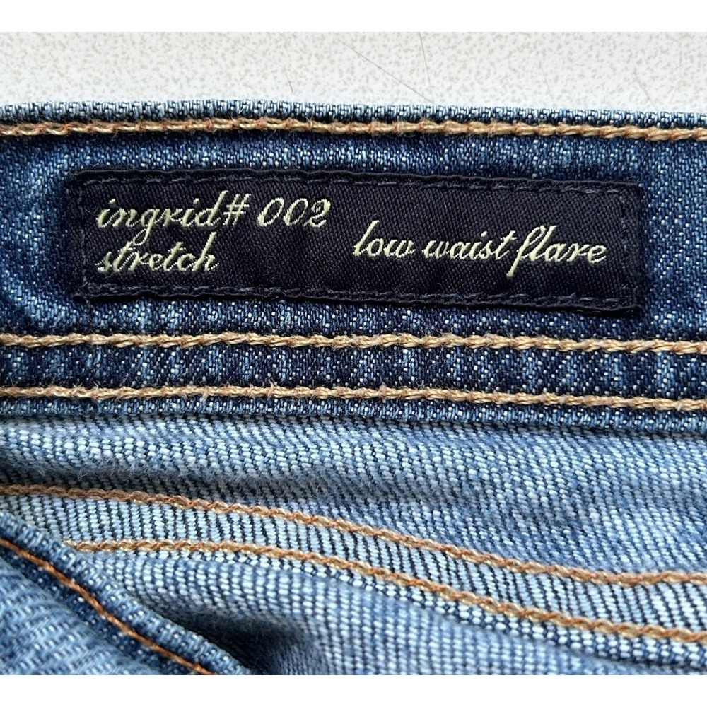Citizens of Humanity Ingrid #002 Low Waist Stretch Flare Jeans Sz 30 (32x31) - Picture 8 of 8